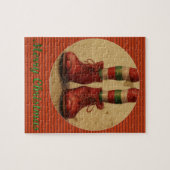 Elf benen kerst puzzel (Horizontaal)