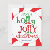 Elf Benen Kerstmis Candy Overload Feestdagenkaart (Voorkant)