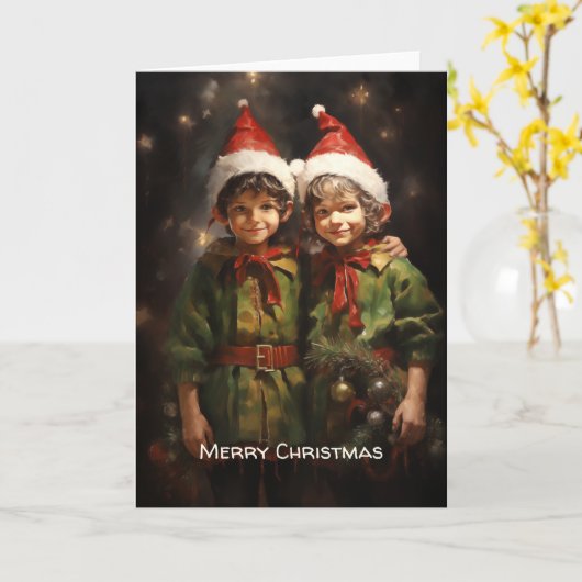 Elf Beste Vrienden Kaart (Gele Bloem)