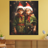 Elf Bestie Vrienden Canvas Afdruk (Insitu (Woonkamer))