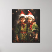 Elf Bestie Vrienden Canvas Afdruk (Voorkant)