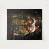 Elf Bestie Vrienden Wandkleed (Voorkant (horizontaal))