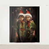 Elf Bestie Vrienden Wandkleed (Voorkant)