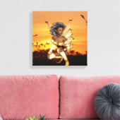 Elf bij Dusk Canvas Print (Insitu (Woonkamer))