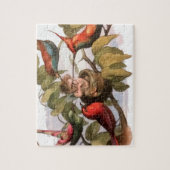 Elf Bird Cute Elves Tree Fairy Tale Legpuzzel (Verticaal)