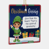 Elf Boy Christmas Ornament (Rechts)