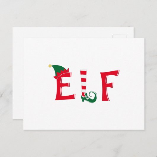 Elf Briefkaart (Voorkant / Achterkant)