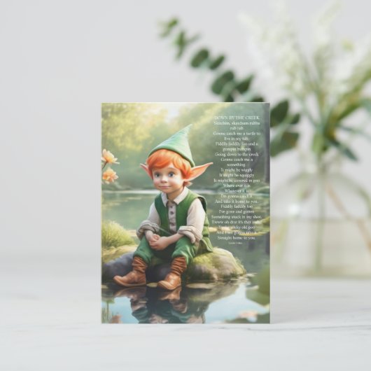 Elf Briefkaart (Staand voorkant)