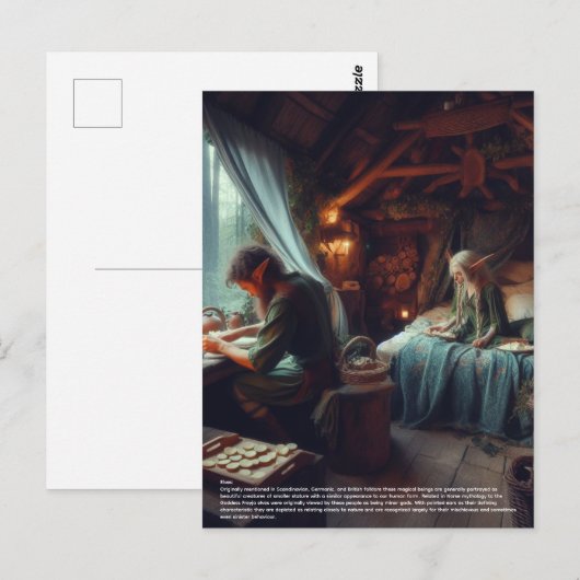 Elf Briefkaart (Voorkant / Achterkant)