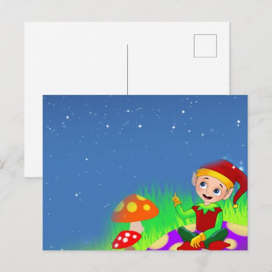 Elf Briefkaart (Voorkant / Achterkant)