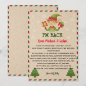 Elf Briefsjabloon Kaart (Voorkant / Achterkant)