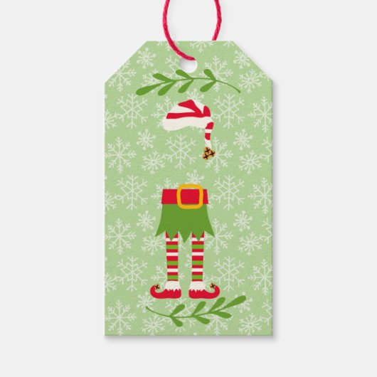 Elf Cadeaulabel (Voorkant)