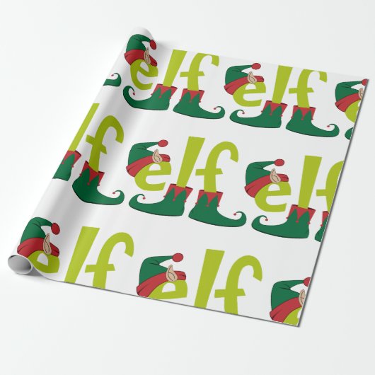 Elf Cadeaupapier (Uitgerold)