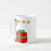 Elf Cadeaus Gift Koffiemok (Voorkant links)