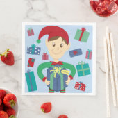 Elf cadeautjes servetten (Insitu)