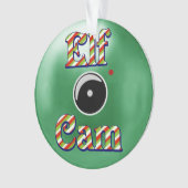 Elf Cam-kerstversiering/Elf-camera Noordpool Ornament (voorkant)
