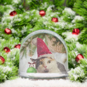 Elf Cat Merry Christmas Sneeuwbol (Kerstmis)