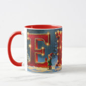 ELF Christmas Mug - Festive Elf Holiday Coffee Mug Mok (Links)