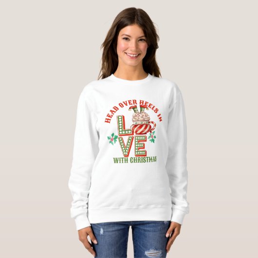Elf Christmas Sweatshirt - Head Over Heels Familie (Voorkant volledig)