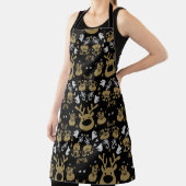 Elf Christmas Wrapping Schort (Insitu)