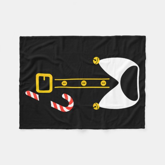 Elf Costume Fleece Deken (Voorkant (Horizontaal))