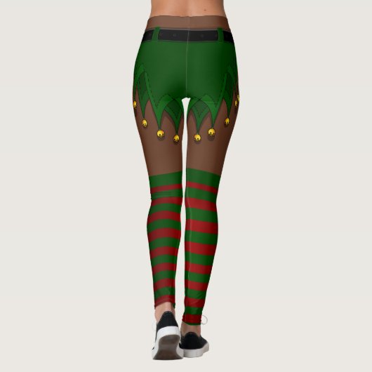 Elf Costume Leggings Afrikaanse kerstfeestjes (Achterkant)