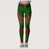 Elf Costume Leggings Afrikaanse kerstfeestjes (Voorkant)
