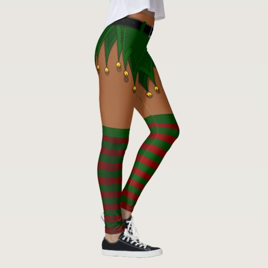 Elf Costume Leggings Afrikaanse kerstfeestjes (Rechts)