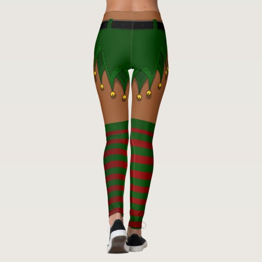 Elf Costume Leggings Afrikaanse kerstfeestjes (Achterkant)