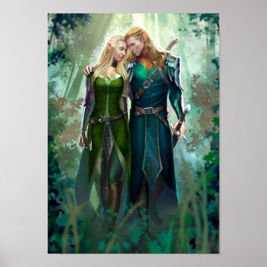 Elf Couple Poster (Voorkant)