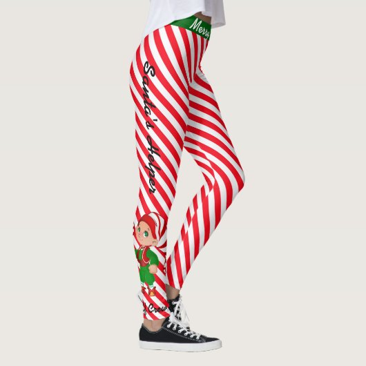 Elf Crew-Snoep voor kerstkerstkerstkerstkerstkerst Leggings (Rechts)