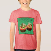 Elf Cupcakes Tri-Blend Shirt (Voorkant)