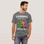 Elf Dabbing Santa Shirt Kinder Jongens Mannen Clau (Voorkant volledig)