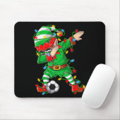 Elf Dabbing Soccer Player Christmas Dab Xmas Muismat (Met muis)