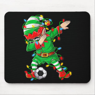 Elf Dabbing Voetbalspeler Kerstmis Dab Kerstmis  Muismat