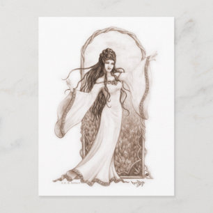 Elf Dancing Briefkaart