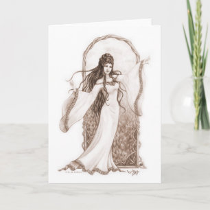 Elf Dancing Feestdagen Kaart