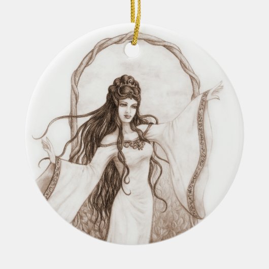 Elf Dancing Keramisch Ornament (Voorkant)