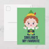 Elf de Film | Cute Buddy Briefkaart (Voorkant / Achterkant)