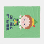Elf de Film | Cute Buddy Fleece Deken (Voorkant (Horizontaal))