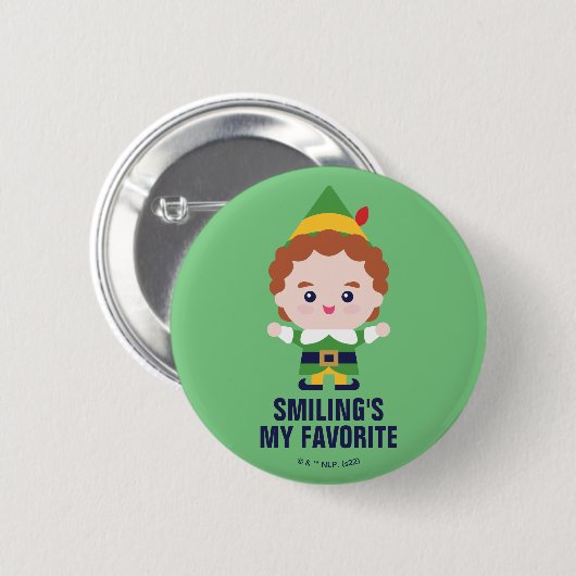 Elf de Film | Cute Buddy Ronde Button 5,7 Cm (Voorkant /achterkant)