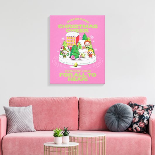 Elf de Film | De beste manier om kerstmis te versp Canvas Afdruk (Insitu (Woonkamer))