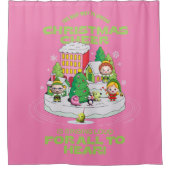 Elf de Film | De beste manier om kerstmis te versp Douchegordijn (Voorkant)