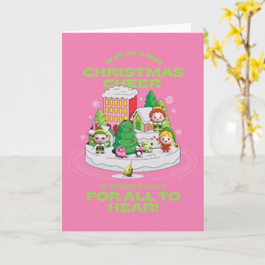 Elf de Film | De Beste Manier om Kerstmis te Versp Kaart (Gele Bloem)