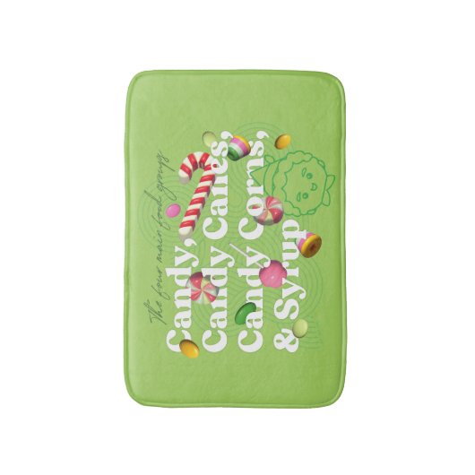 Elf de Film | De vier belangrijkste voedselgroepen Badmat (Voorkant Verticaal)