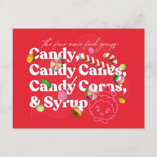 Elf de Film   De vier belangrijkste voedselgroepen Briefkaart