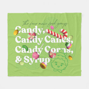 Elf de Film   De vier belangrijkste voedselgroepen Fleece Deken