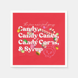 Elf de Film   De vier belangrijkste voedselgroepen Servet