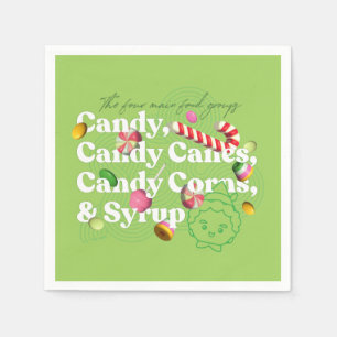 Elf de Film   De vier belangrijkste voedselgroepen Servet