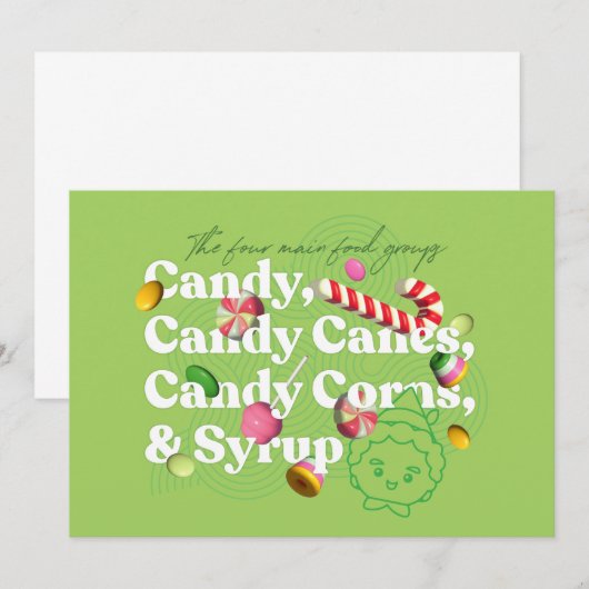 Elf de Film | De Vier Hoofdgroepen Voedsel Notitiekaartje (Voorkant / Achterkant)